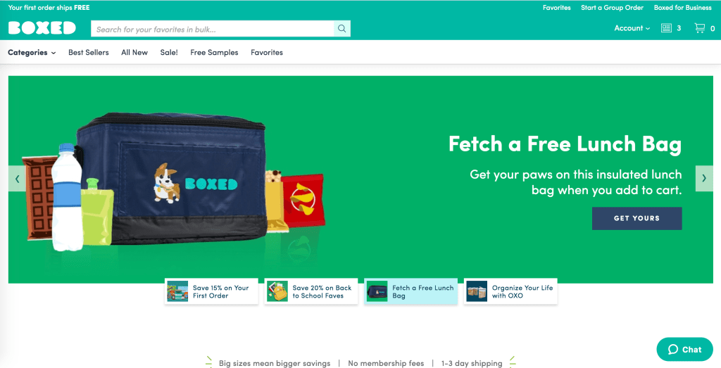 Wholesale Household Essentials Delivery with Boxed