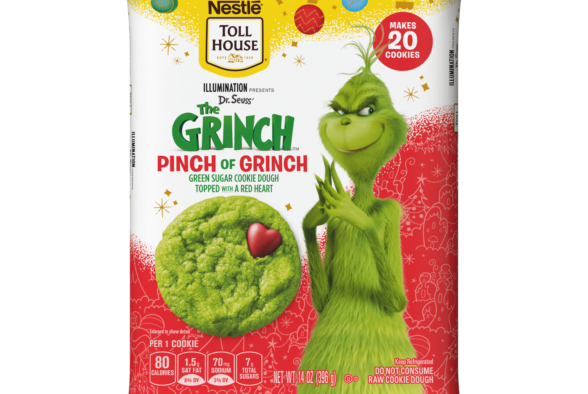 These Grinch Nestlé Toll House Cookies Will Make Your Heart Grow Three