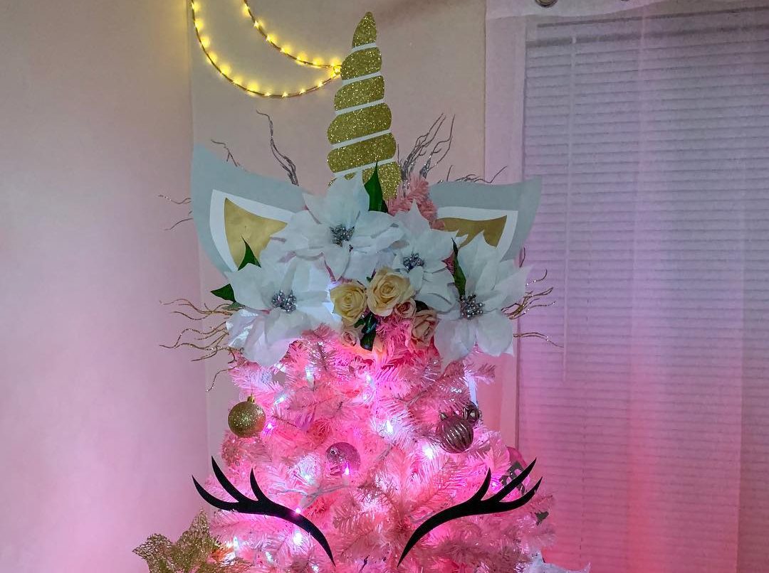 Unicorn Christmas Trees Are the Most Magical New Trend of the Season