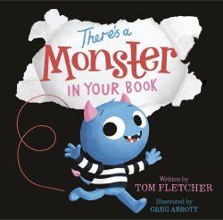 There's a monster in your book is a Halloween book