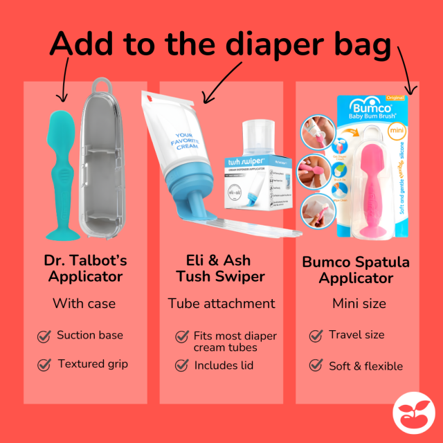 10 Genius Diaper Hacks That Make Changing Duty Way Easier 7 Diaper Changing Hacks Diaper Cream Applicators