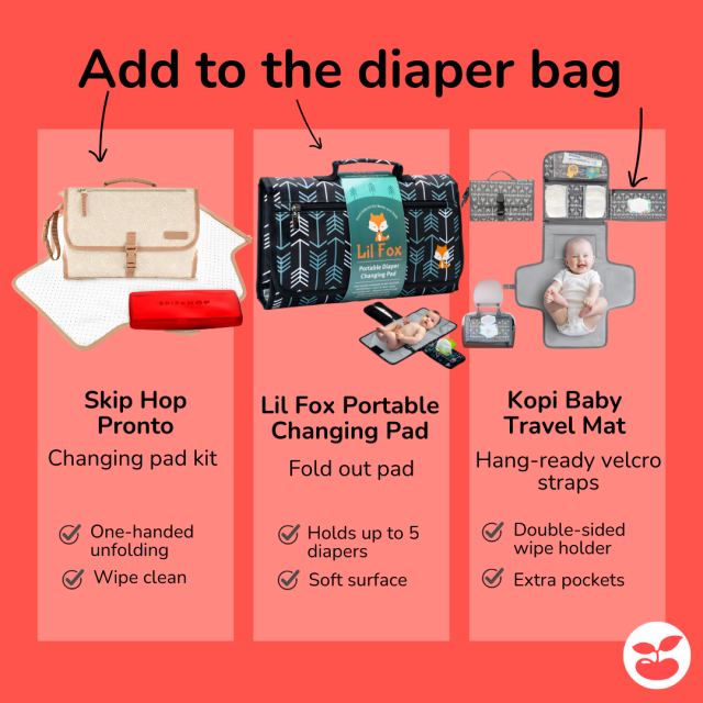 10 Genius Diaper Hacks That Make Changing Duty Way Easier 6 Diaper Changing Hacks Portable Diaper Changing Pads for Babies