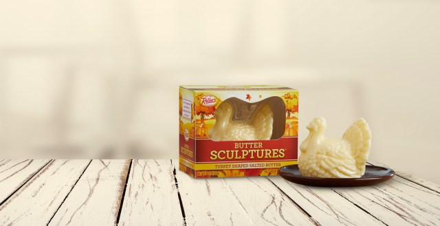 This Turkey Butter Sculpture Is the Perfect Thanksgiving Table Accent
