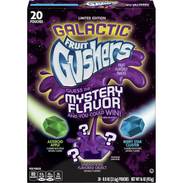 Galactic Fruit Gushers Feature a New Mystery Flavor