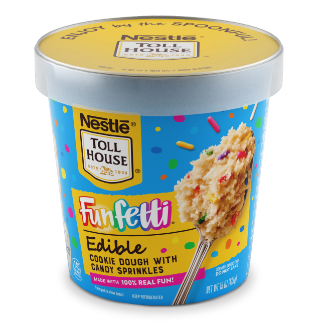 You Can Eat This New Nestlé Funfetti Edible Cookie Dough Right Out of the Tub