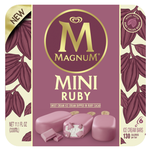These Pink Magnum Bars Are Made with a New Kind of Chocolate