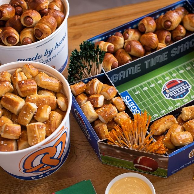 Auntie Anne’s Snack Stadium Is a Super Bowl Party Win