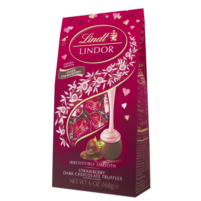 Lindt’s New Lindor Valentine’s Day Truffles Are a Strawberry Dream