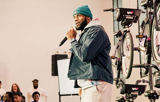 LeBron James & Lyft’s New Program Provides Free Bike Access to Teens & Young Adults