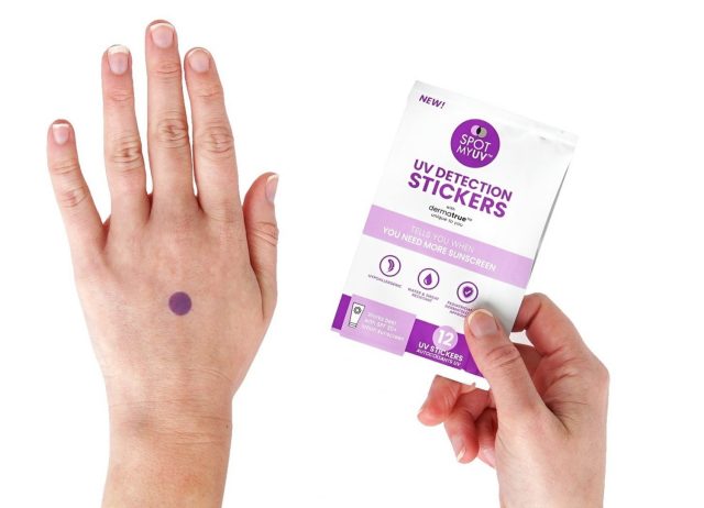 These Genius UV Detection Stickers Tell You When to Reapply Sunscreen