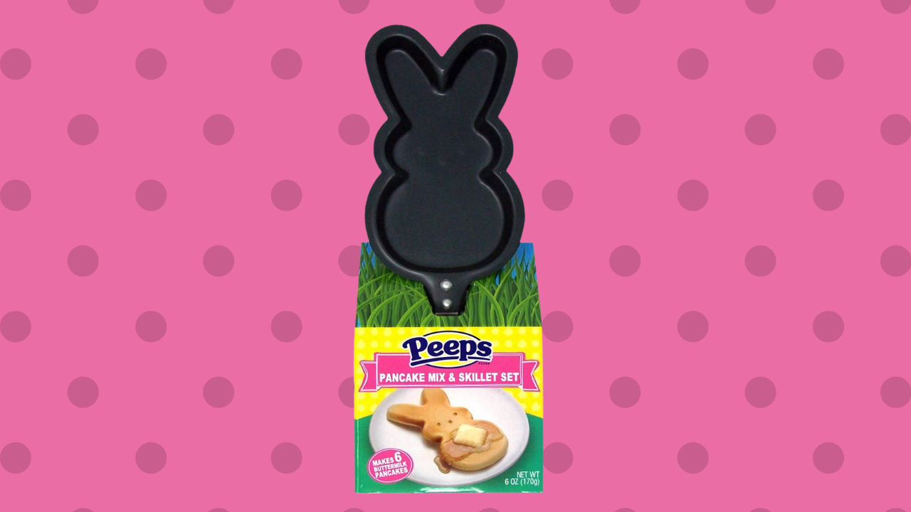 The Peeps Skillet Will Help You Make Bunny-Shaped Pancakes for Easter