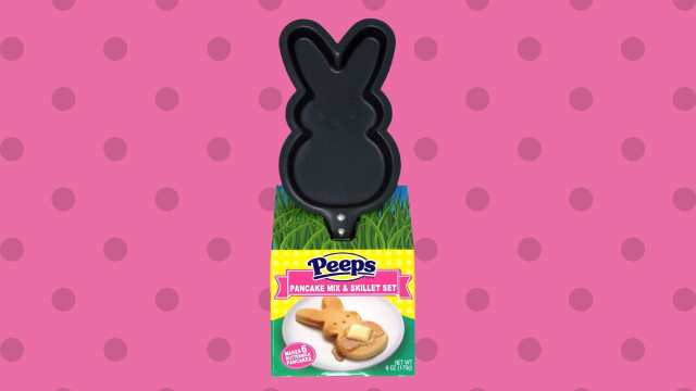 This Peeps Pancake Set Comes with a Bunny Shaped Skillet & We Can’t Wait for Breakfast