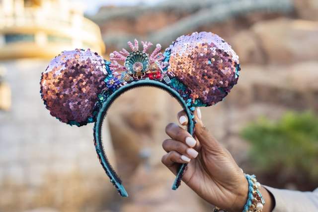 Betsey Johnson Just Designed a Pair of Ariel Minnie Ears, Complete with a Dinglehopper