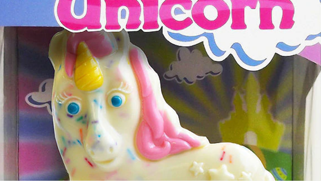 This Magical White Chocolate Easter Unicorn Is Birthday Cake Flavored