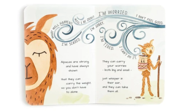 Slumberkins Offers Kids a Free Alpaca Book to Help Manage Stress