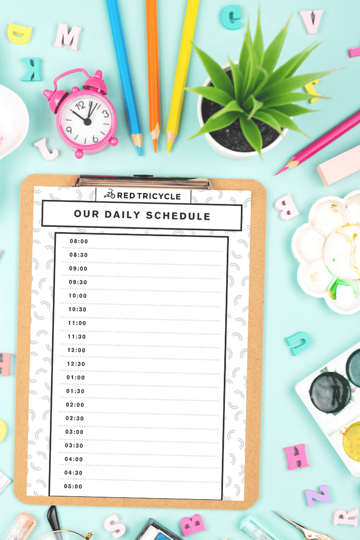 Free Printable Chore Chart and Daily Routine Blank Templates