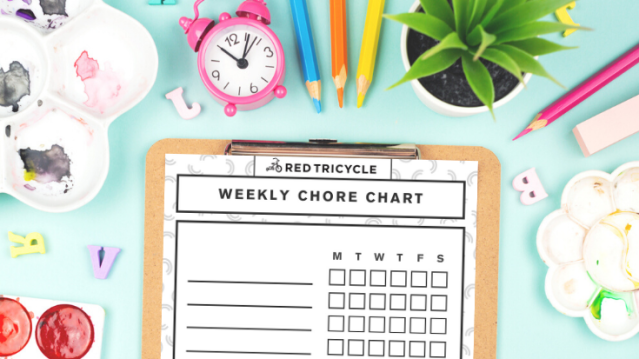 daily schedule chart template printable