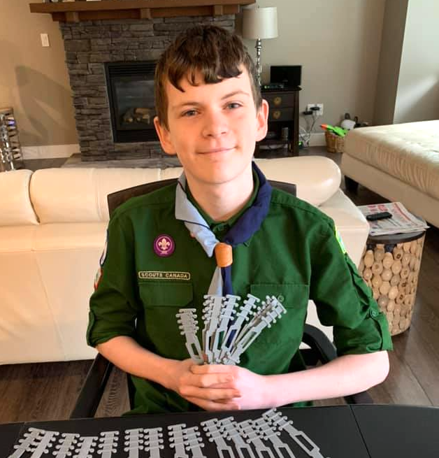 This Boy Scout Is Using a 3D Printer to Help Healthcare Workers
