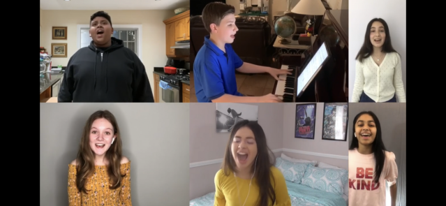 Broadway Kids are Connecting Virtually and They Want to Spotlight Student Performers