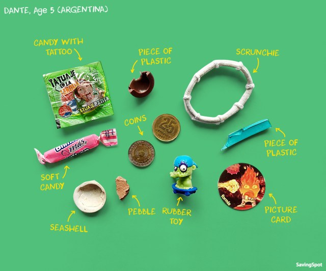 Parents from Around the World Document the Contents of Their Kid’s Pockets