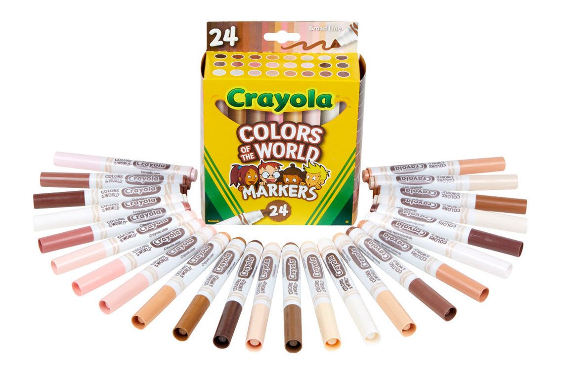 Crayola COLORS OF THE WORLD COLORING 96 Page BOOK And 32 COLORS OF