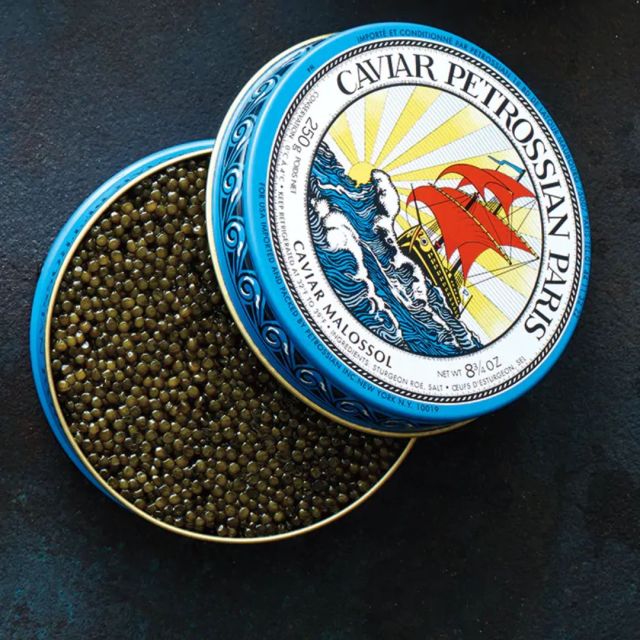 tin of caviar