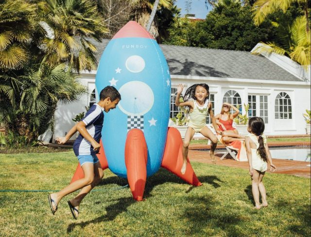 Blast Off to Summer Fun with Funboy’s New Rocketship Backyard Sprinkler