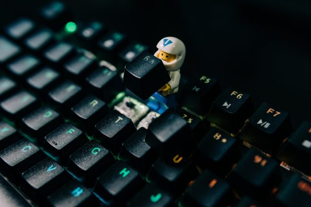 Lego figure keyboard