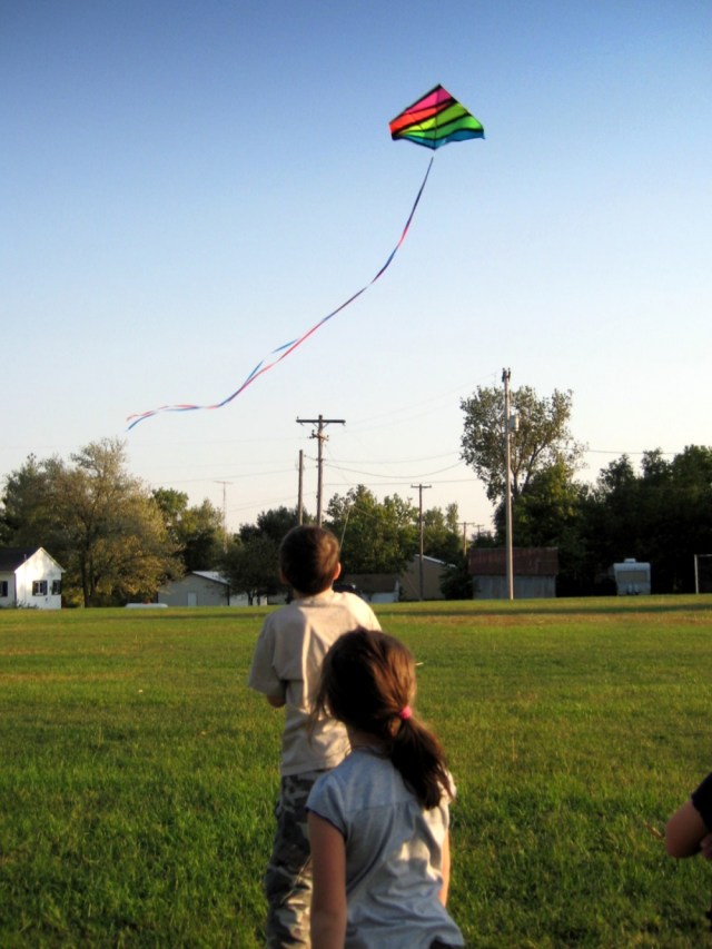 Kids with kite