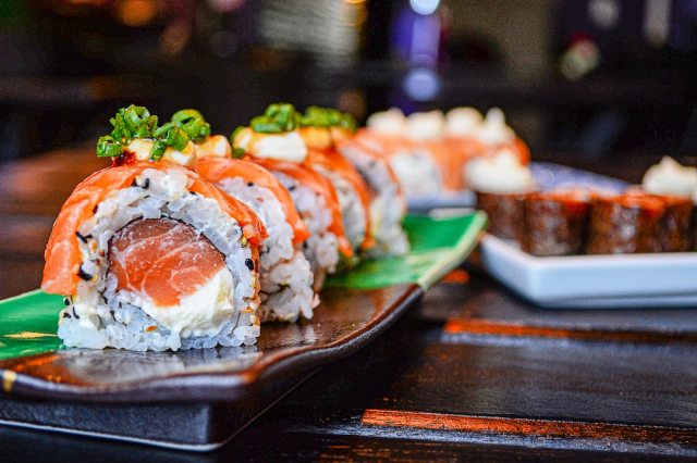 enjoy cultural immersion by eating sushi