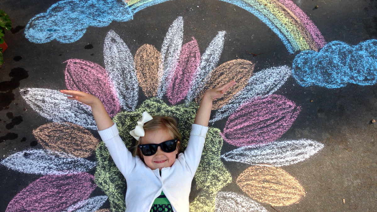 Summer Fun with Sidewalk Chalk 