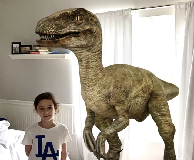 Google’s New AR Feature Brings Dinosaurs into Your Living Room