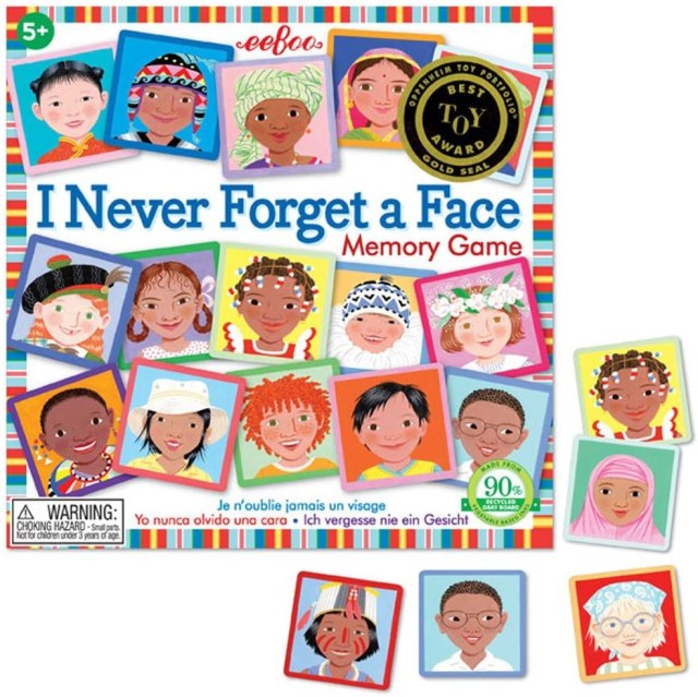 A memory game that is a diverse toy for kids