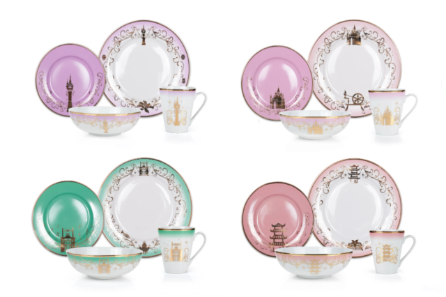 Disney princess plates