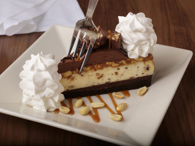 Try The Cheesecake Factory’s New Chocolate Caramelicious Cheesecake Made with Snickers