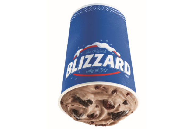 Oreo Fudge Brownie Blizzard Treat