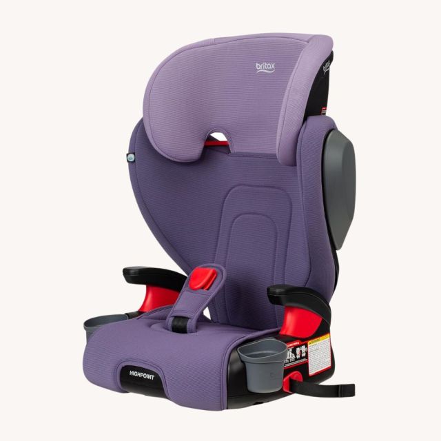 purple car seat