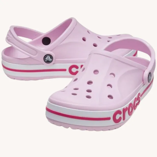 pink crocs clogs