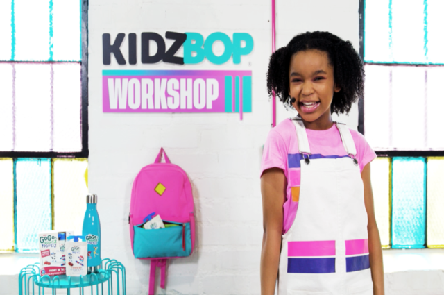 KIDZ BOP Debuts New “KIDZ BOP Workshop” Series in Partnership with GoGo squeeZ Yogurtz