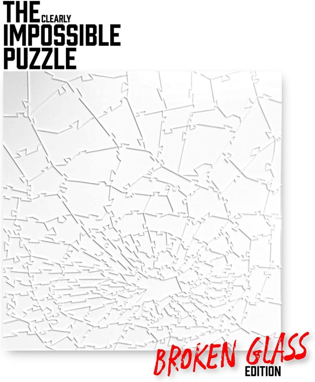 Broken Glass Puzzle - Clear Puzzle - Unique Clearly Impossible Puzzle