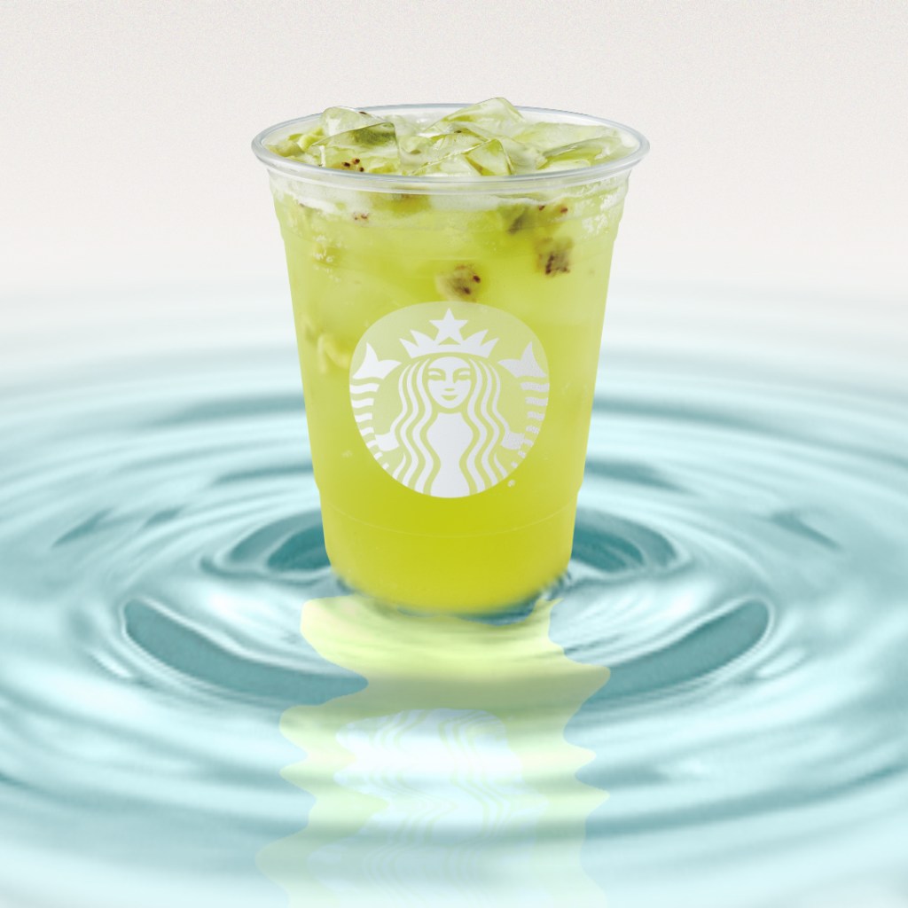 Kiwi Starfruit Starbucks Refreshers Beverage