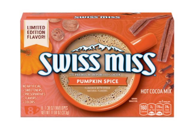 Swiss Miss Pumpkin Spice Hot Cocoa Is Back & We’re Ready for Fall