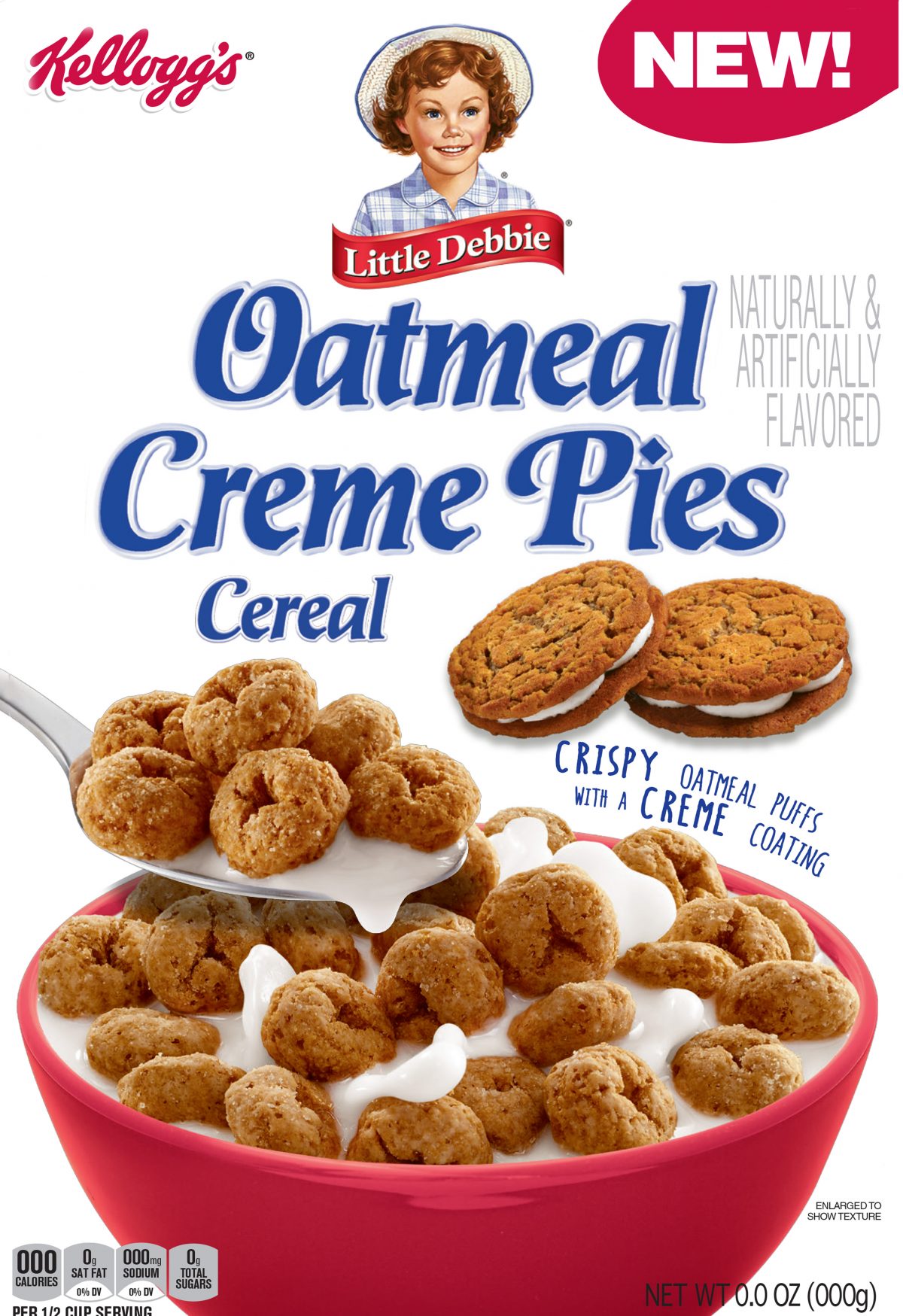Kellogg’s to Debut Little Debbie Oatmeal Creme Pies Cereal Tinybeans