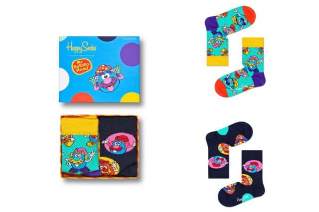 Mr. Potato Head Gets a Candy Colored Makeover Thanks to Happy Socks