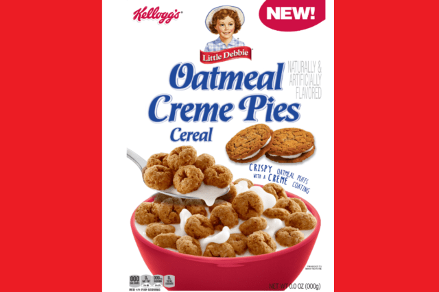 Kellogg’s to Debut Little Debbie Oatmeal Creme Pies Cereal