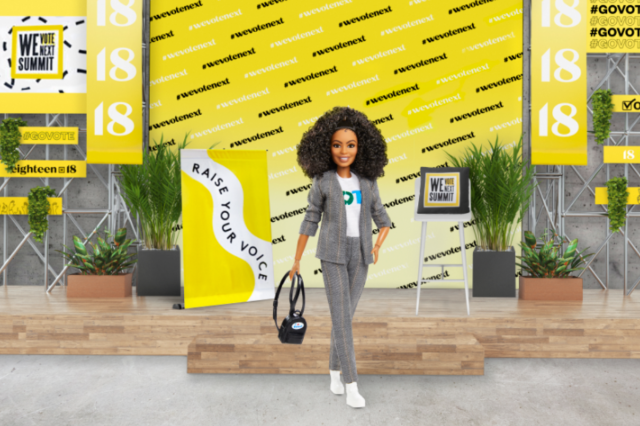 Yara Shahidi’s Barbie Doll Is Here for the 2020 Election