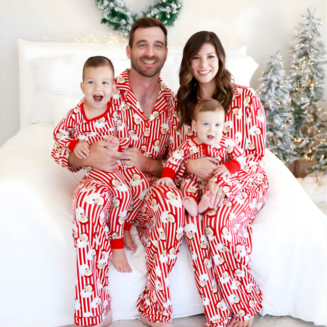 Family Matching Pajamas Caden Lane Santa Claus