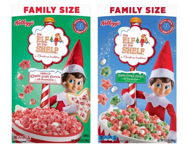 Christmas Comes Early with Kellogg’s New The Elf On The Shelf Vanilla Candy Cane Cookie Cereal