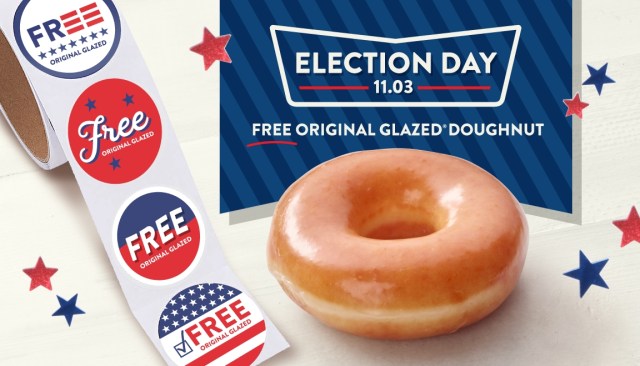 Krispy Kreme Sweetens Election Day with a Free Donut
