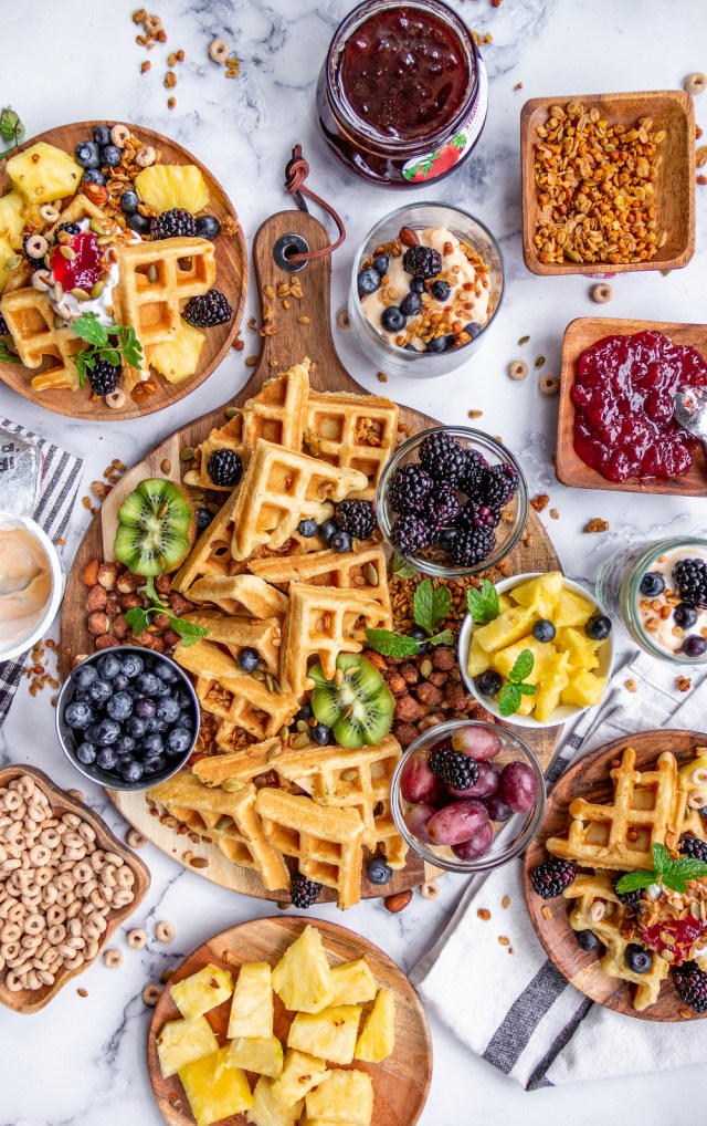 waffle breakfast board